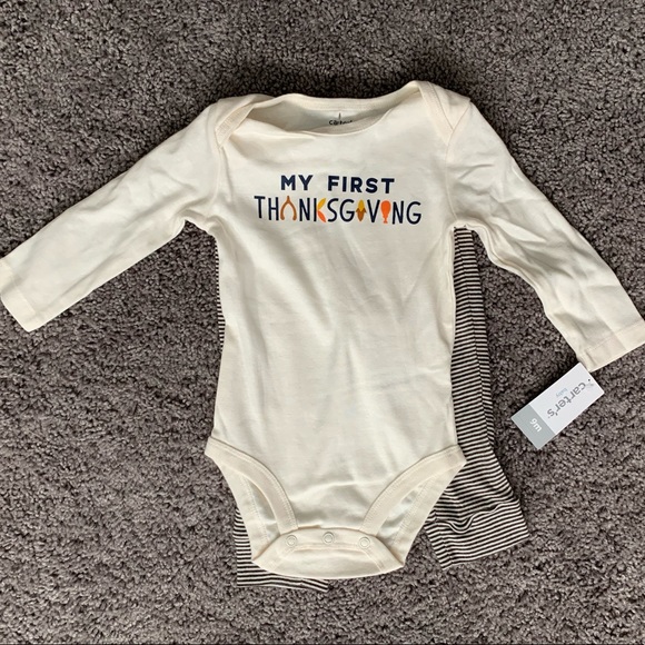 NWT 💙 My First Thanksgiving outfit - Picture 1 of 3